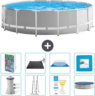 Intex Piscina Prism Frame Redonda - 457x122 Cm - 9-piezas S621