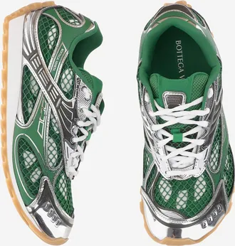 Bottega Veneta Mens Sneakers Orbit Green Polyurethane Trainers