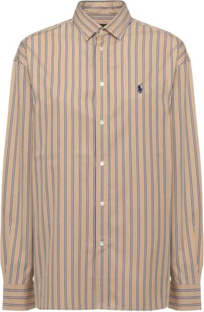 Ralph Lauren Dames, Blouses & Shirts, Beige, Maat: M Katoen
