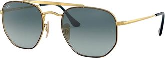 Ray-Ban Unisex Non-Polarized Sunglasses In Tortoise/blue Gradient