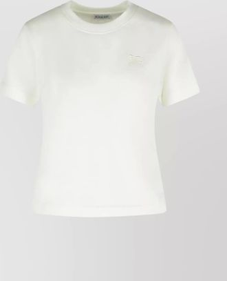 Burberry cotton drawstring t-shirt