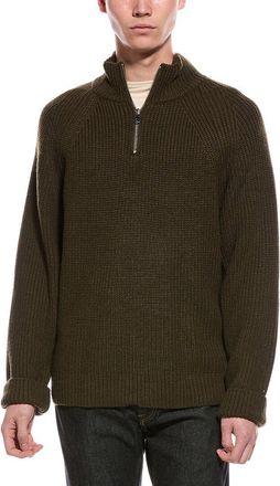 Slate & Stone Ribbed 1/4-Zip Mock Neck Sweater