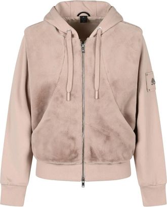Moose Knuckles Roslyn Bunny Hoodie - Sweatshirts & Hoodies - Mujer - Rosa - L
