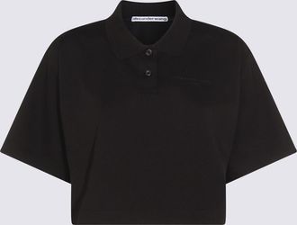 Alexander Wang Black Cotton Polo Shirt