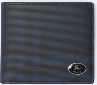 Burberry Check Bifold Coin Wallet