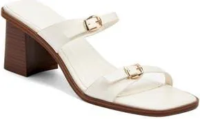 Open Edit Akari Block Heel Sandal in Ivory Egret at Nordstrom Rack, Size 7.5