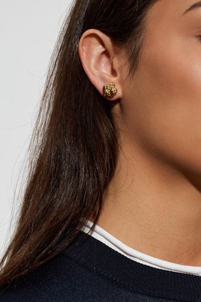 Bottega Veneta Silver Earrings, Womens, Gold