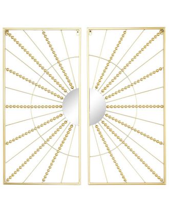 CosmoLiving by Cosmopolitan Cosmoliving By Cosmopolitan Set Of 2 Glam Wall D&eacute;cor Pieces