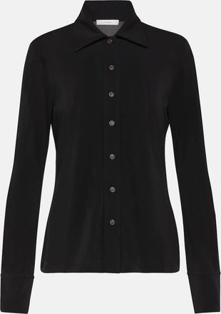 Vince Button-down jersey shirt