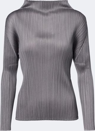 Pleats Please Issey Miyake Basics pleated top