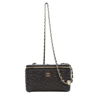 Chanel Pre-owned Vintage Schoudertas - Dames - Vintage Schoudertas - Zwart - ONE Size - Leer - Vintage