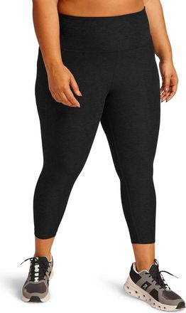 Beyond Yoga Spacedye Midi Legging Pants - Plus In Darkest Night