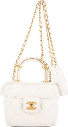 Chanel Borsa trapuntata con manico 2000 - Bianco