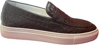 Doucal's Penny Intreccio Vero Manila - Heren - Loafers - Bruin - 43 1/2 EU - Schoenen
