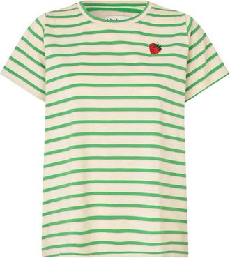 Lollys Laundry T-Shirts - Dames - T-shirts - Groen - XS - Tops