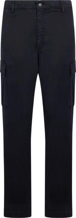 Moorer Cargo Pants - Heren - Straight fit broeken - Blauw - XL - Katoen - Broeken