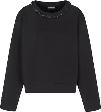 Emporio Armani Cotton Crewneck Sweatshirt
