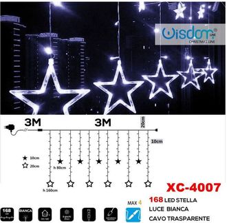 Trade Shop Trade Shop - Luminosa Luminosa Natalizia 168 Led Con Roma Cuando Expendiento Xc-4007