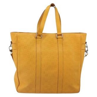 Louis Vuitton Pre-owned Tote Bags, female, Yellow, Size: ONE SIZE Pre-owned Vintage Tote Bag