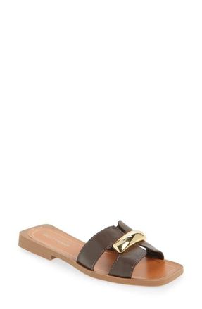 Bottero Botfisher Slide Sandal in Marrom at Nordstrom, Size 11