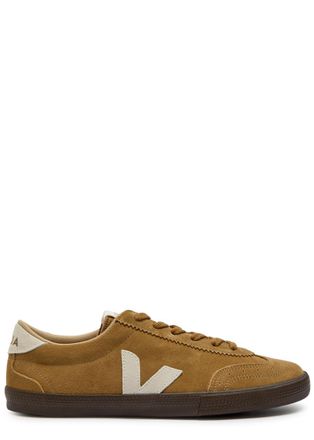 Veja Volley Brushed Suede Sneakers - Camel - 41 (IT41 / UK7)