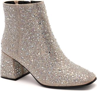 Corkys Footwear Womens Lit Blinged Out Boot In Silver