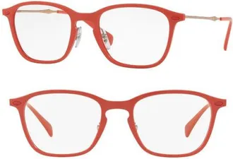 Ray-Ban 51mm Optical Glasses in Red at Nordstrom