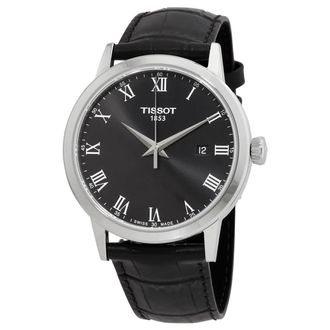 Tissot T-Classic Quartz Black Dial Mens Watch T129.410.16.053.00