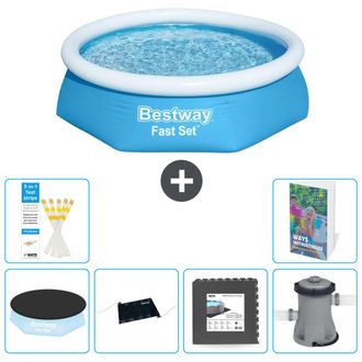 Bestway Piscina Bestway Fast Set Redonda - 244x61 Cm - 7-piezas S21