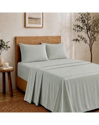Kathy Ireland 500 Thread Count Egyptian Cotton Certified Sheet Set With Truegrip