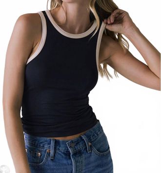 Chaser Lisbon Tank Top In Licorice