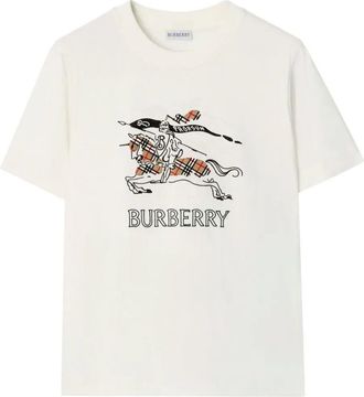 Burberry T-Shirt In Cotone Con Ekd Disegnato-Donna