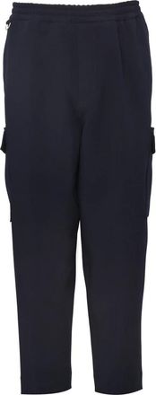 low brand Straight Trousers, male, Blue, 2XL, Straight Trousers