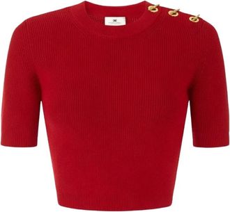 Elisabetta Franchi Mujer, Jerseys, Rojo, Talla: M