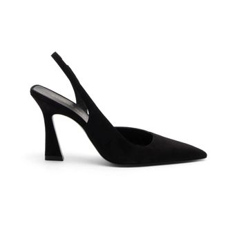 Stuart Weitzman Pumps, female, Black, Size: 8 1/2 US Vinnie 85 DOrsay Slingback