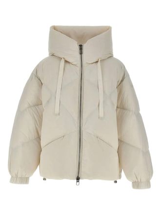 Duno Peggie quilted coat - women - Polyamide/Polyamide/Duck Down/Feather - 44 - Neutrals