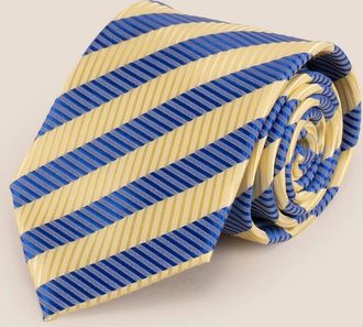 Oswin Hyde Mens Vintage Stripe Navy Cream - Blue