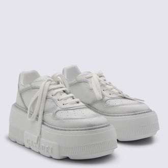 Casadei Platform Chunky Sole Sneaker - White