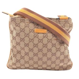 Gucci Pre-owned GG Canvas Handtas - Dames - Pre-owned - Beige - Maat: ONE Size Leer