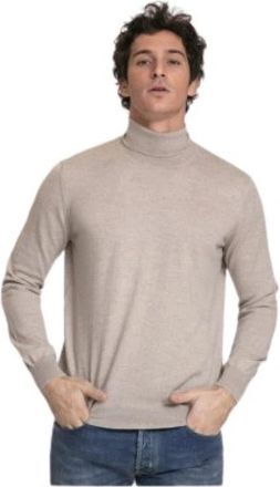 Gran Sasso Coltrui - Heren - Coltruien - Beige - 3XL - Wol - Truien & Vesten