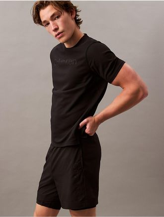 Calvin Klein Calvin Klein Mens Modern Sport Layered Shorts - Black - XS