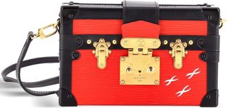 Louis Vuitton Petite Malle Handbag Epi Leather clutch bag - Rood