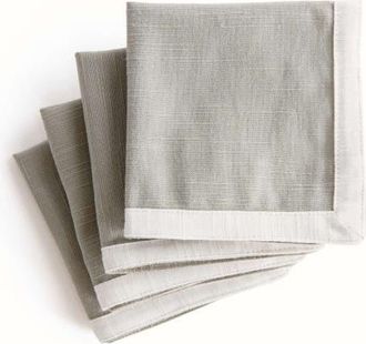 Napa Home & Garden Fernbrook Cocktail Napkins Set Of 4 in Green at Nordstrom