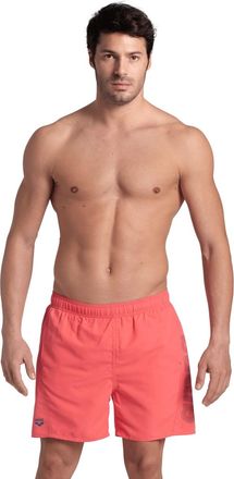 Arena Badeshorts ARENA FUNDAMENTALS ARENA LOGO BOXER R, Herren, Gr. XXL, N-Gr, rot (calypso cora), Obermaterial: 100% Polyester, Badehosen Badeshorts, Schne