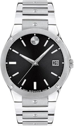 Movado Mens SE Black Dial Watch