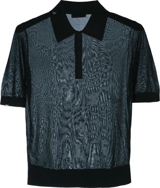 Elisabetta Franchi Womens Tricot Polo Black