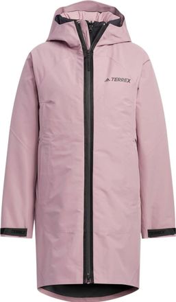 adidas (WMNS) adidas Long Down Jacket Asia Sizing Pink HN1999