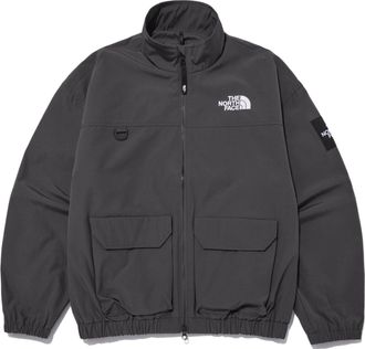 The North Face FW22 Logo Crop Jacket Grey NJ3BN51L