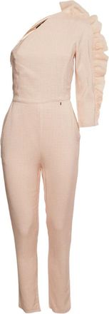 Elisabetta Franchi Tuta intera monospalla - Rosa