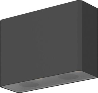 Maytoni Maytoni Show Aplique de pared exterior grafito 3000K 200lm IP54